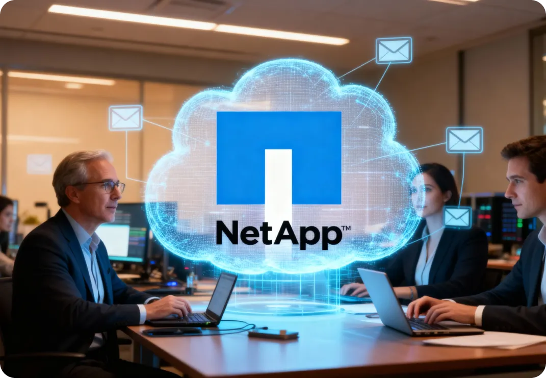 Netapp leads