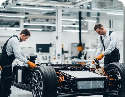 Automotive Electric Vehicle Assembly