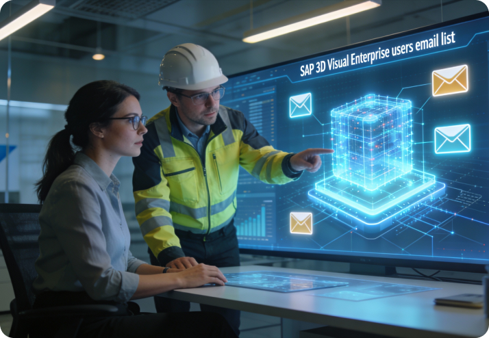 SAP 3D Visual Enterprise Users Email List leads