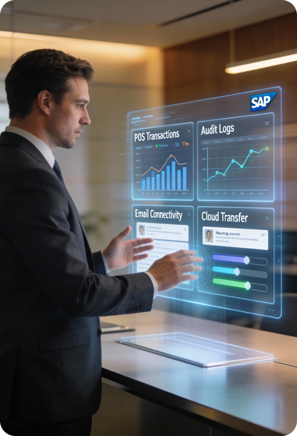 SAP POS Data Transfer Audit Users Email List which